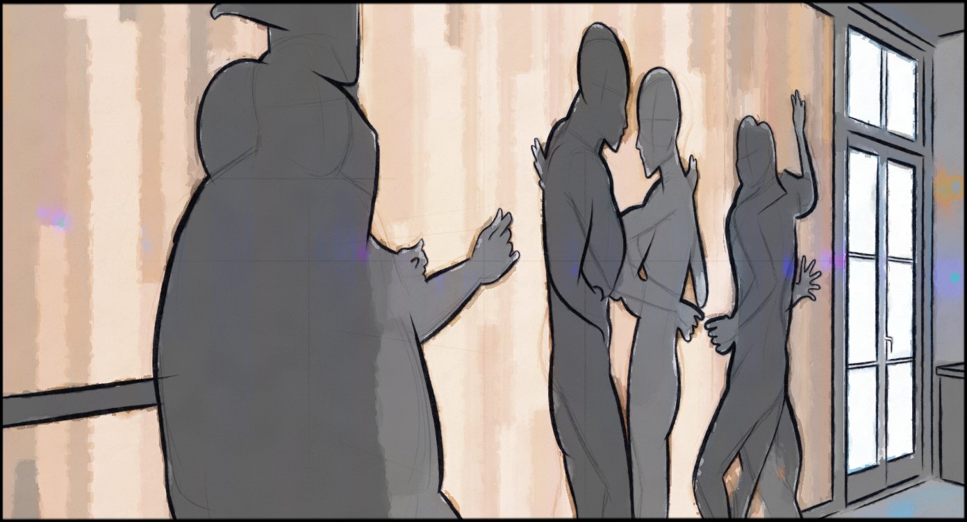 Music Video - Choreography - storyboard frame 2 by Dakota Warren